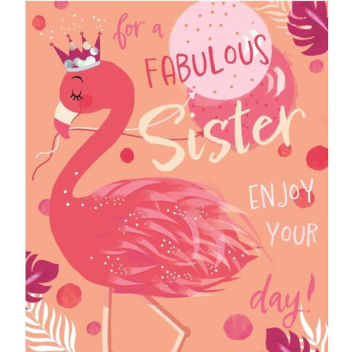 Picture of FOR A FABULOUS SISTER BIRTHDAY CARD